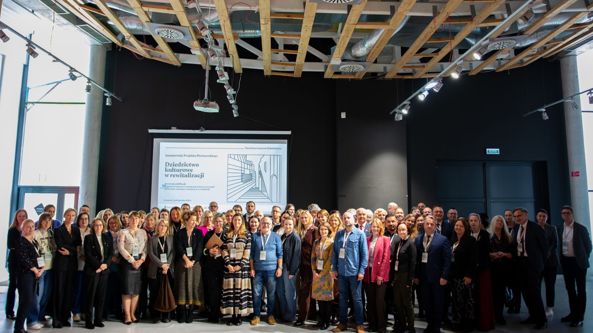 zdjęcie z uroczystej inauguracji Projektu Partnerskiego "Dziedzictwo kulturowe w rewitalizacji", fot. Maciej Mitręga, Narodowy Instytut Dziedzictwa